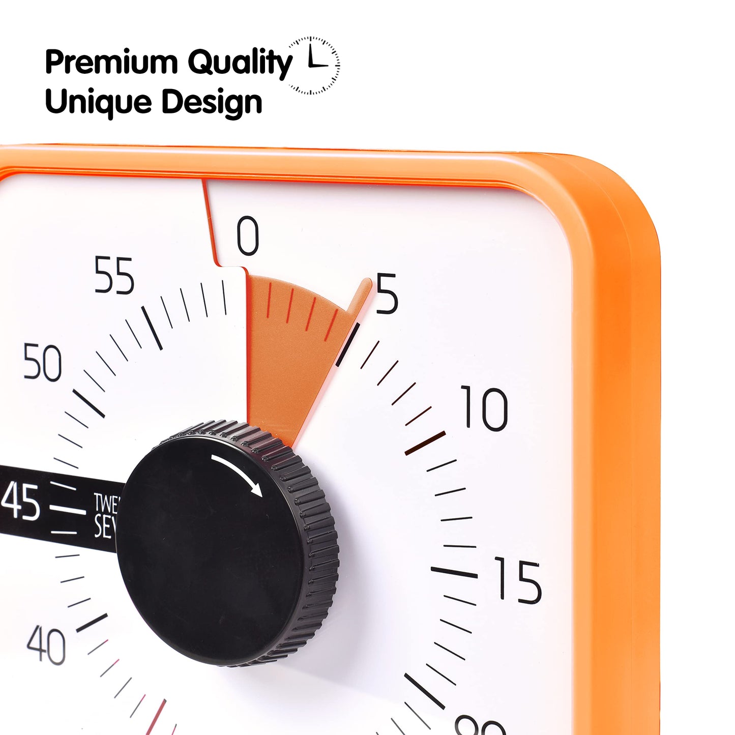 TWENTY5 SEVEN Countdown Timer 7.5 inch; 60 Minute 1 Hour Visual Timer – Classroom Teaching Tool Office Meeting, Mechanical Countdown Clock for Kids Exam Time Management Magnetic, Macaron Sky Blue