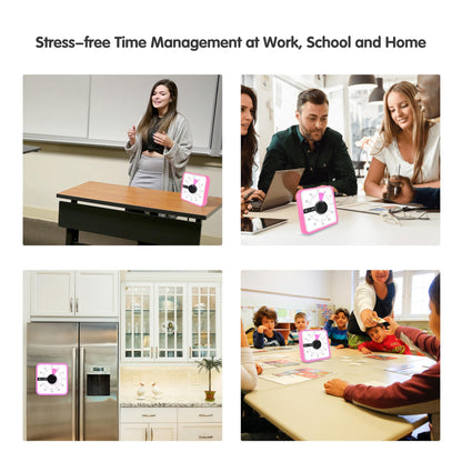 TWENTY5 SEVEN Countdown Timer 7.5 inch; 60 Minute 1 Hour Visual Timer – Classroom Teaching Tool Office Meeting, Mechanical Countdown Clock for Kids Exam Time Management Magnetic, Macaron Sky Blue