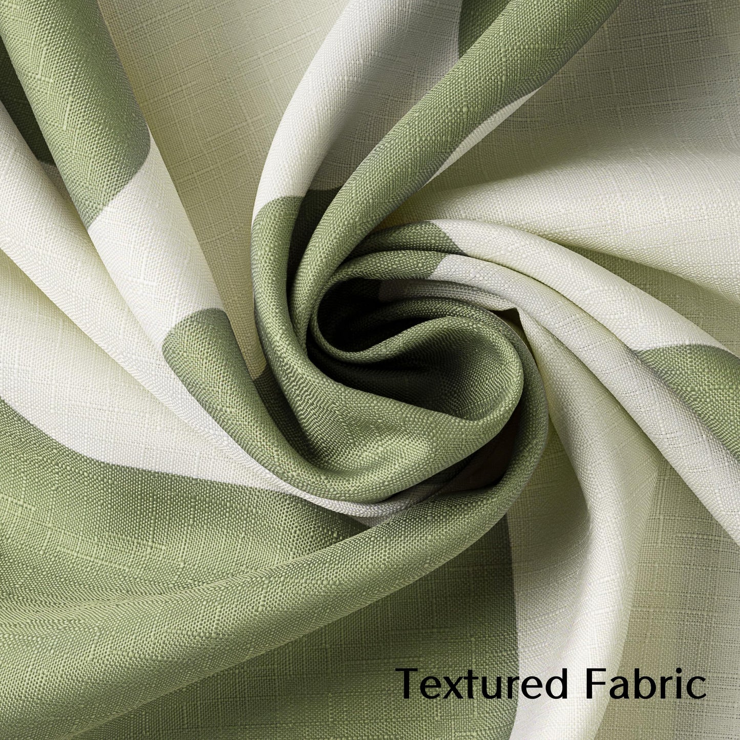 Sunlit Retro Checkered Faux Linen Fabric Shower Curtain, Beige Geometric Design with Organic Rounded Grid Pattern, Mid-Century Modern Bathroom Decor, 72" x 72"